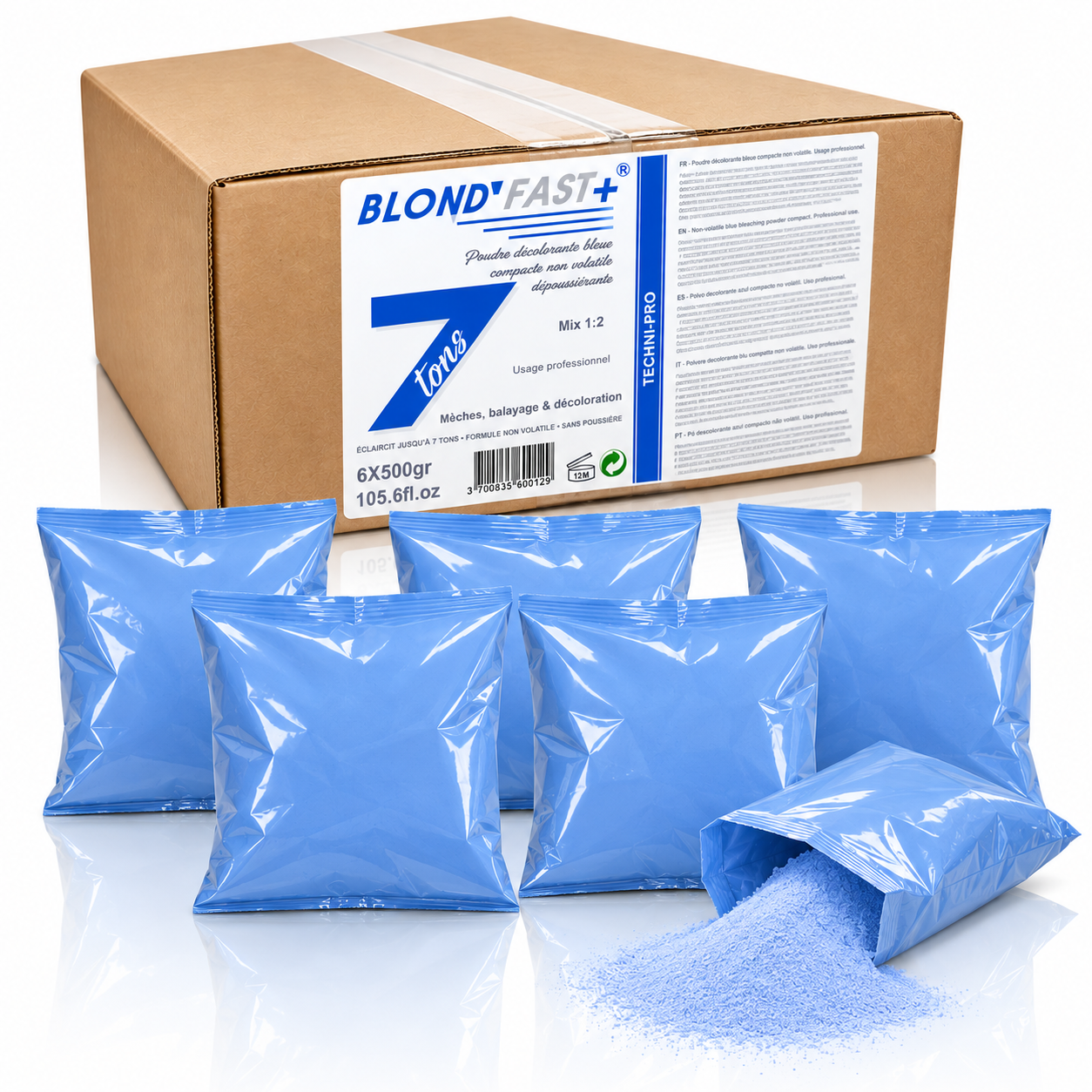 Blond'Fast 7+ poudre deco bleue 3 kg